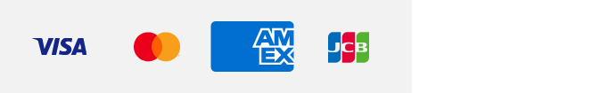 VISA,MasterCard,AMEX,JCBが使用可能です。